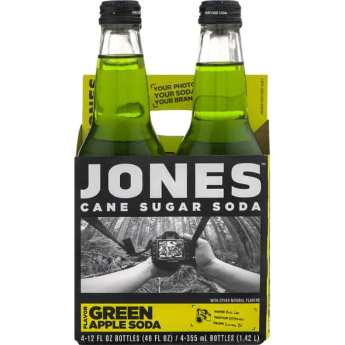 Jones – Soda 4Pk Grün Apfel 48 Fo – (Packung mit 6 Stück)