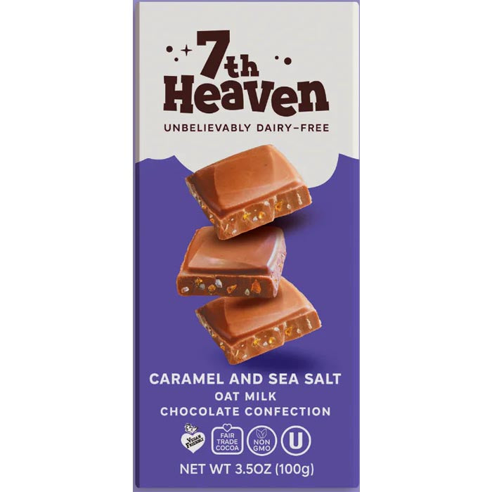 Heavenly Karamell & Meersalz Schokoriegel – 7th Heaven Treats