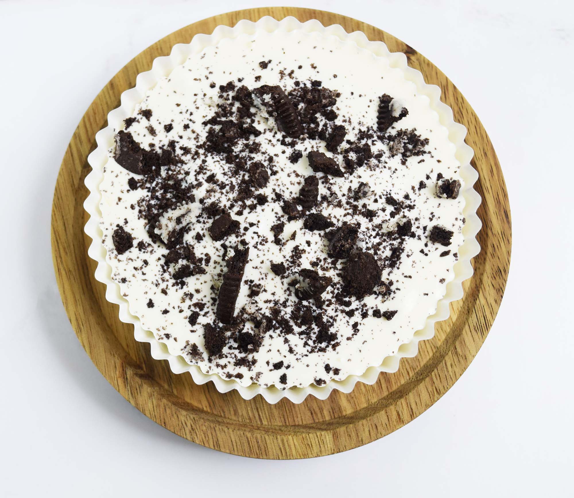 Große Erdnussbutter Cup Kekse und Creme