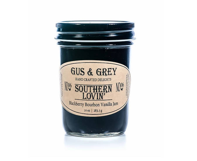 Brombeere Bourbon Vanille Jam (Southern Lovin') Gläser – 6 x 10oz