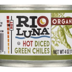 Rio Luna Bio-gewürfelte grüne Chilis – würzig & frisch