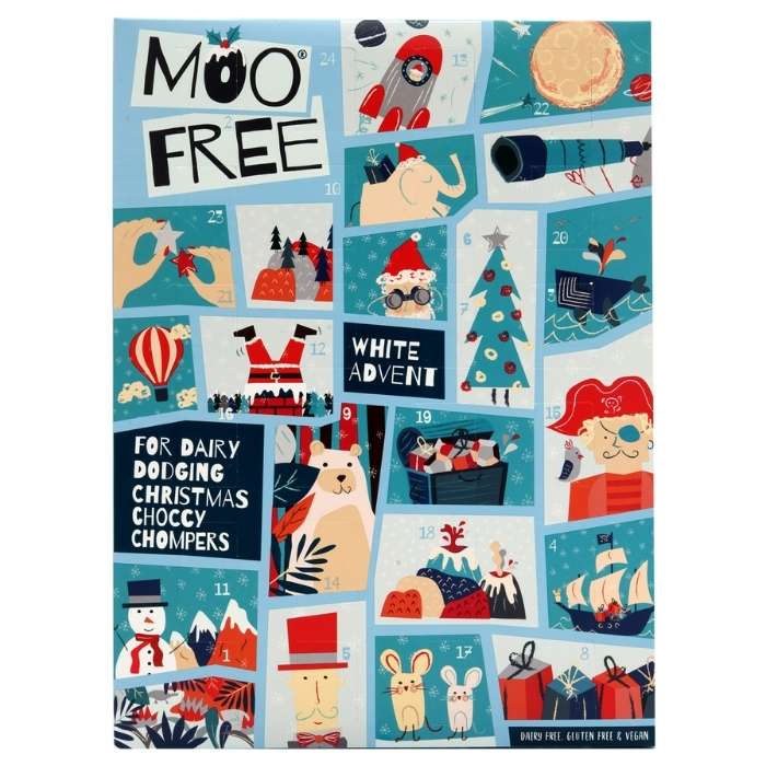 Moo Free – Weißer Schokoladen-Adventskalender, 2.5oz