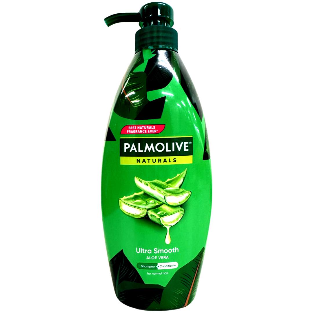 Palmolive Naturals Shampoo und Conditioner – Ultra glatt – Aloe Vera – groß – 600 ML