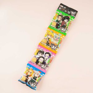 Demon Slayer Soft Reis Cracker Snack-Set – Mais Topf – 4 Stück