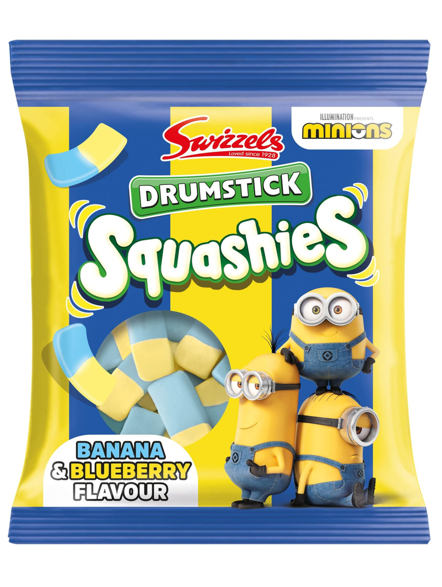 Swizzles Squashies Drumstick – Banane und Blaubeere