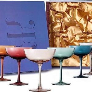 der Wein savant- Coupé Cocktailgläser 7 oz- Set von 6 smuted Farbe