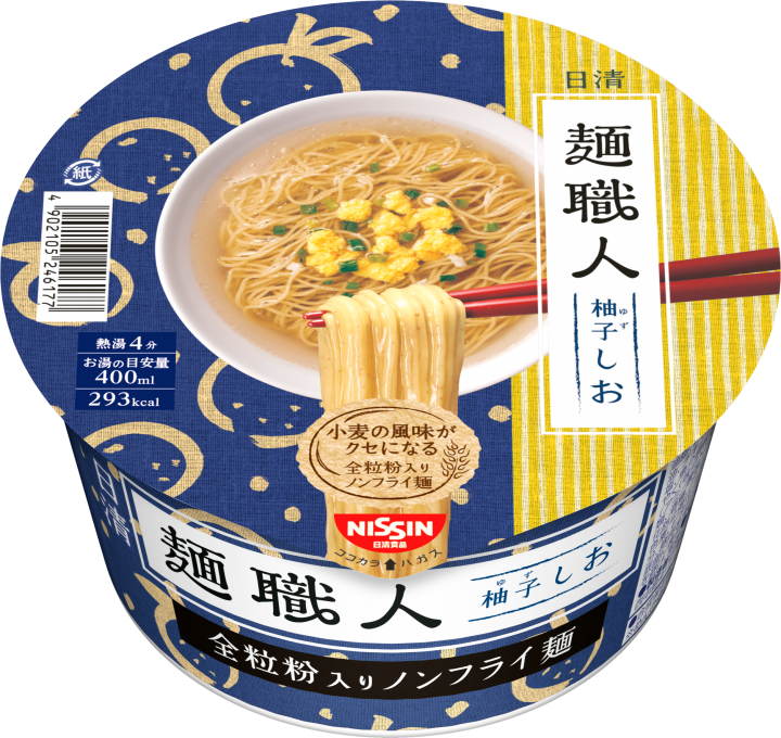 Nissin “Menshokunin, Salz und Yuzu Geschmack” 1 Tasse, 87g