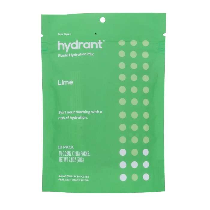 Hydrant – Hydrate Limette Hydration Mischung, 10 Beutel