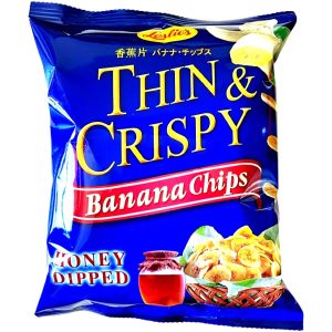 Leslie’s – Thin & Crispy – Banana Chips – Honig getaucht – 160 g