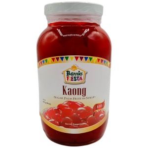 Barrio Fiesta Zuckerpalmenfrucht in Sirup – Kaong – Rot – 24 OZ