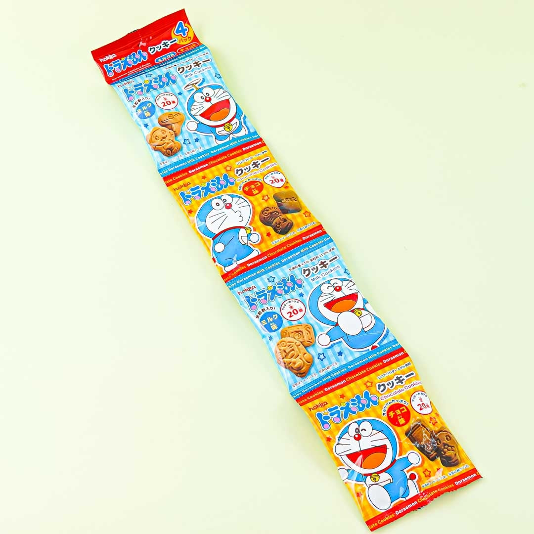 Doraemon Schokolade & Milch Charakter Kekse Set – 4 Stück