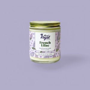 French Lilac Candle – Elegant & frische handgepumpte Sojawachskerze