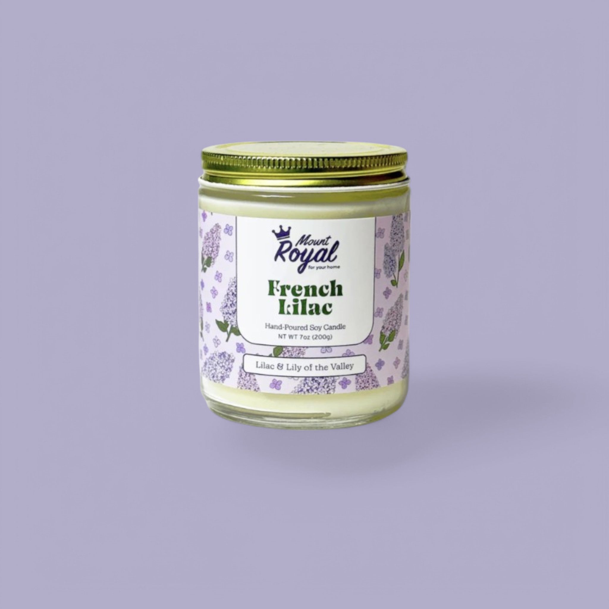 Französische Fliederkerze – Elegante & frische, handvergorene Sojawachskerze