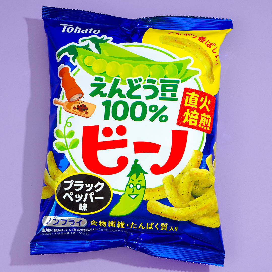 Tohato Beano Edamame Snacks – Schwarzer Pfeffer