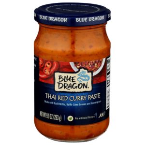 Blauer Drache – rote Currypaste, 9,9 Unzen (Packung mit 6 Stück)