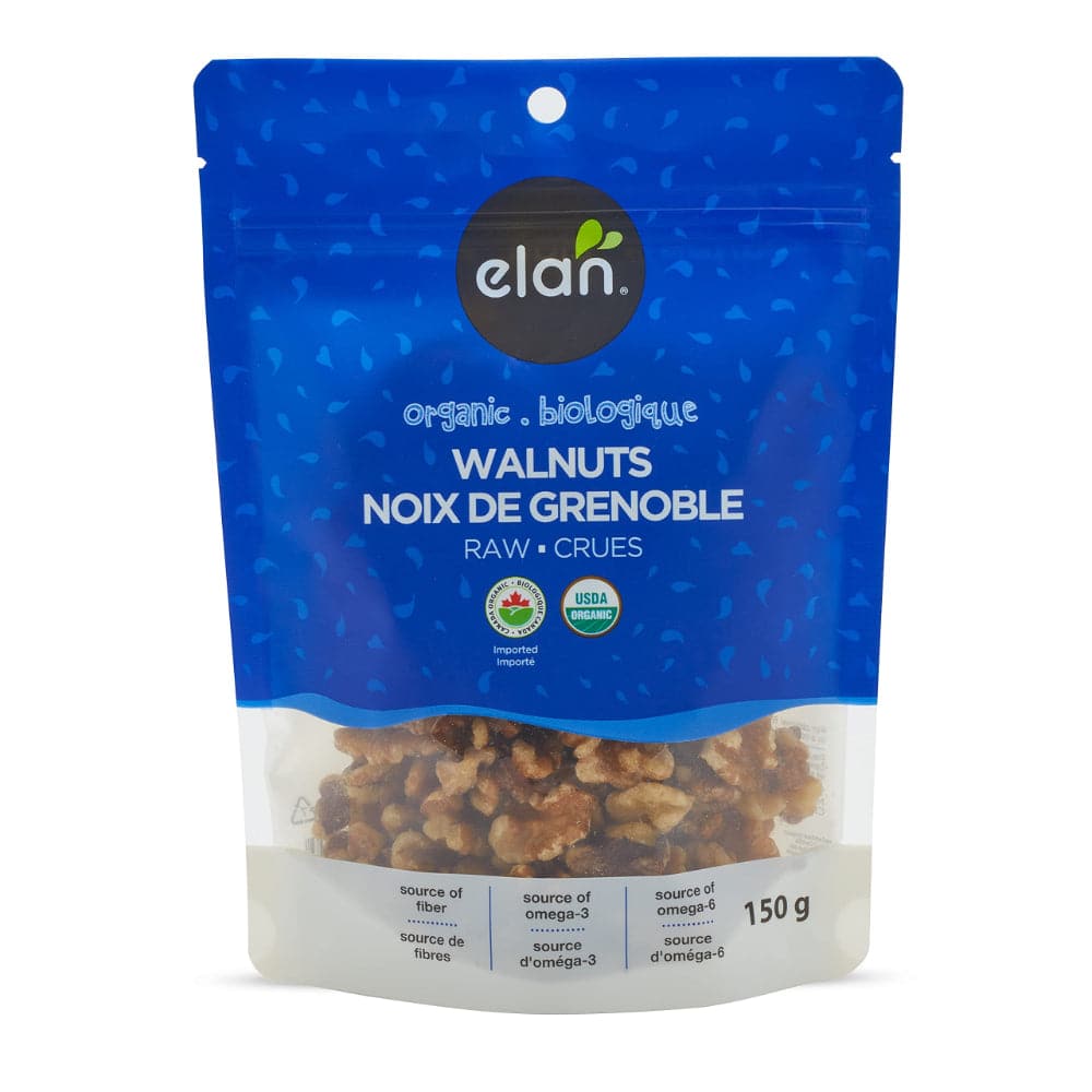 Elan – Bio Walnüsse 5.3 OZ – Packung mit 8 Stück