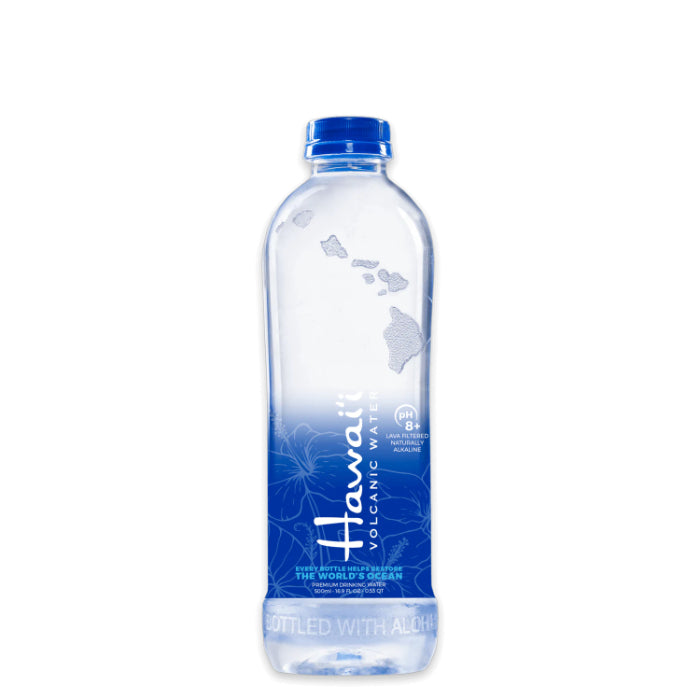 Hawai’i Vulkan – Gefiltertes alkalisches Wasser (500 ml) – Packung mit 24