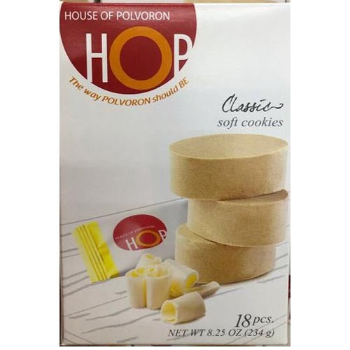 House of Polvoron – HOP – klassisch – Weiche Plätzchen – 18 Stück – 234 G