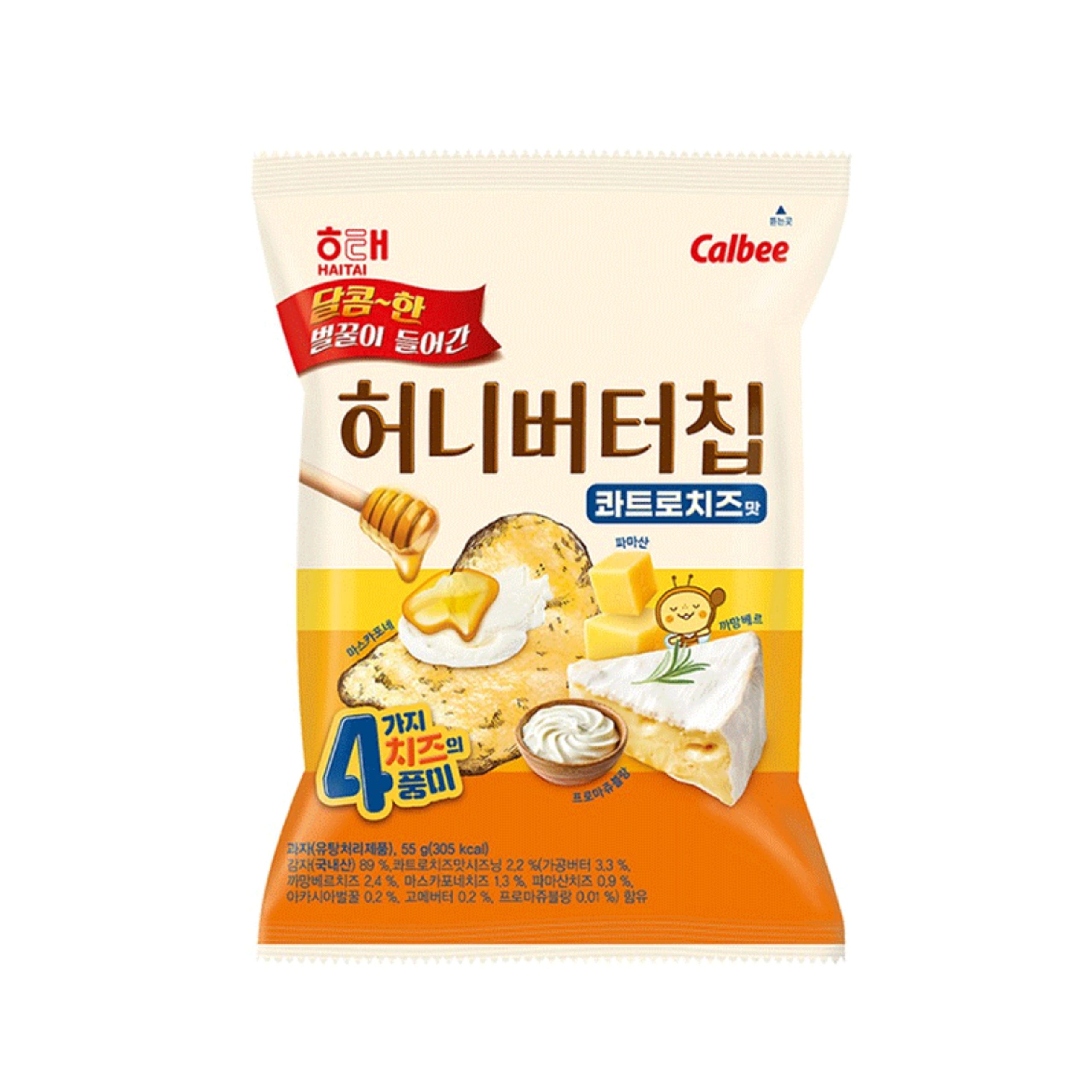 Haitai Honig Butter Chip Quattro Käse (Korea)