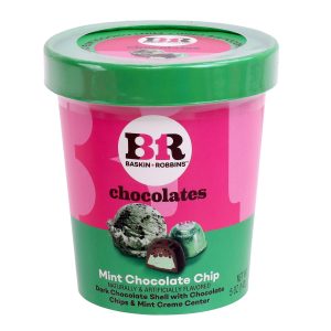 baskin robbins mint choco chip schokolade