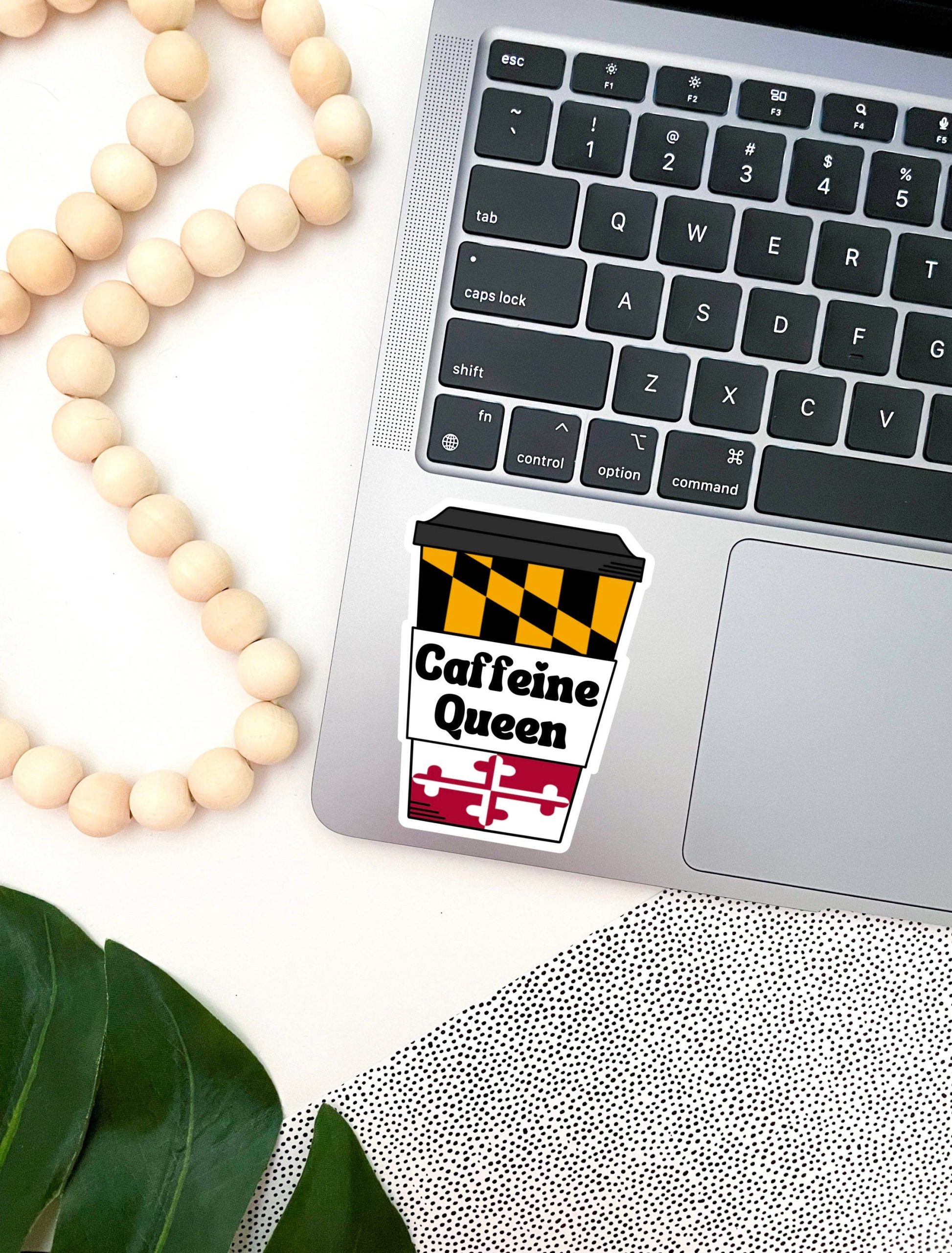 Jami Creates Maryland Caffeine Queen Aufkleber