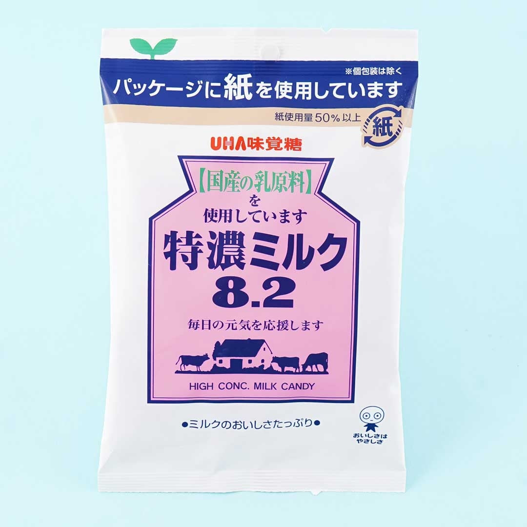 UHA Tokuno Milch 8.2 Reichhaltige Milchbonbons