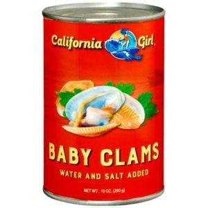 California Mädchen – Babymuscheln – Wasser und Salz hinzugefügt – 10 Unzen
