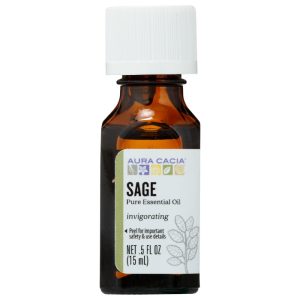 Aura Cacia Ätherisches Öl Salbei, 0,5 oz (Packung mit 1)