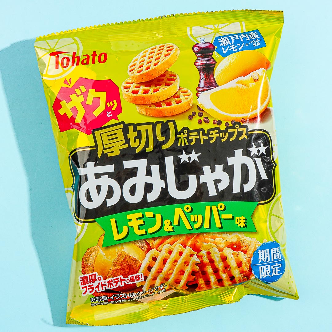 Tohato Amijaga Kartoffelchips – Zitrone & Pfeffer