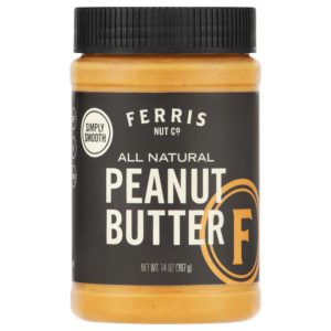 Ferris Kaffee & Nuss – Erdnussbutter glatt 14 Unzen – Packung mit 6