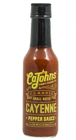 CaJohn's klassisch kleine Batch Cayenne Pfeffersauce, 5oz