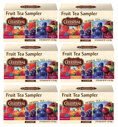 Celestial Seasonings Obsttee Sampler, 18 Stück (6er Packung)