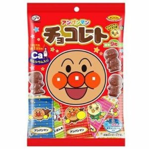 Fujiya .Anpanman choco . 9 Stück, Anpanman Charakter geformt niedlichen Choco