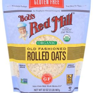 Haferflocken, regulär gerollt, Glutenfrei, Bio, Bob's Red Mill