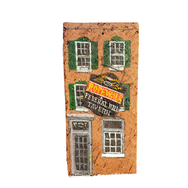 Linda Amtmann Handbemalte Brick- Ropewalk Tavern
