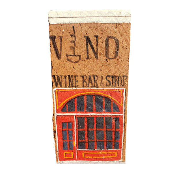 Linda Amtmann Handgemalte Brick- V-No