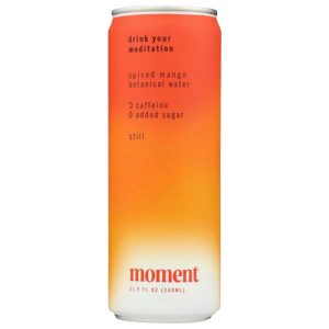 Moment Wasser immer noch schwarzer Tee gewürzt Mango 11,5 Unzen – Packung mit 12