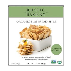 Rustic Bakery Bio Rosmarin und Olivenöl-Flatbrot