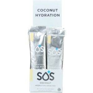 SOS Hydration – Electrolyte Drink Mischung Kokosnuss, 3,2 oz