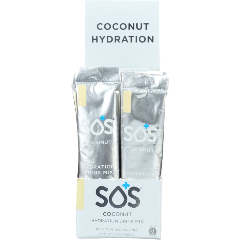 SOS Hydration – Electrolyte Drink Mischung Kokosnuss, 3,2 oz
