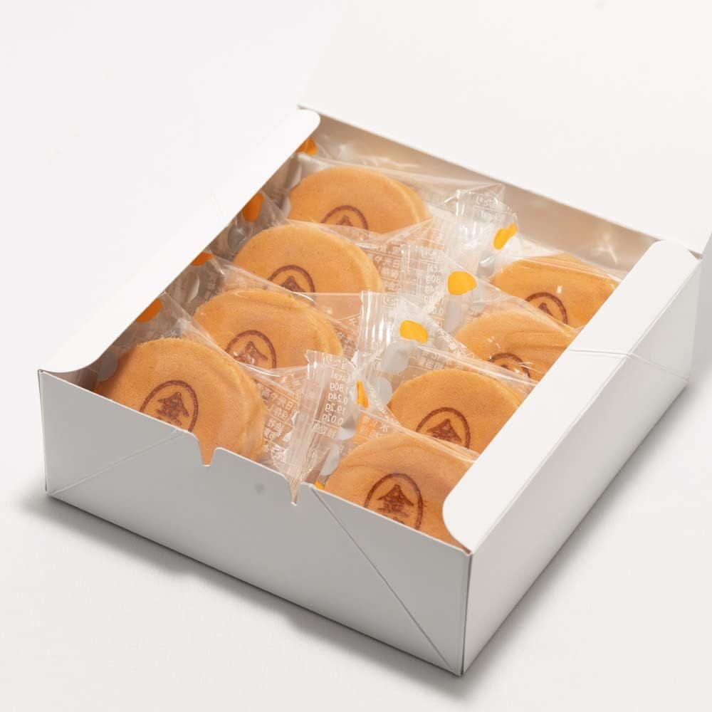 Kinman – Japanischer Castella Kuchen mit weißer Bohnenpaste von Akita – 8 oder 16 Stück