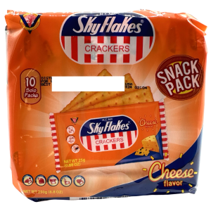 M.Y. San – Skyflakes Cracker – Käse – 10 Packungen – 250 g