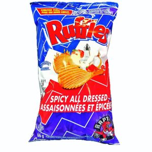 Ruffles würzig alles gekleidet