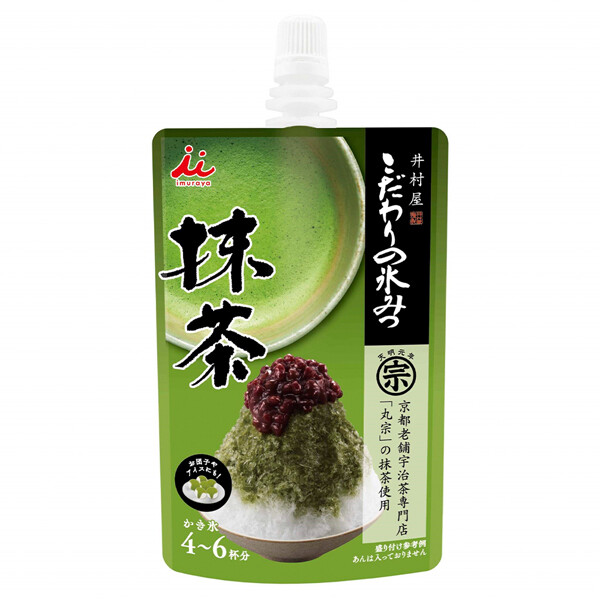 Imuraya, Korimitsu, Matcha Sirup, 150g, für Kakigori, Rasiertes Eis