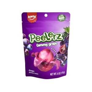Amos Peelerz Gummibärchen Trauben Peg Tasche (6oz) (USA)