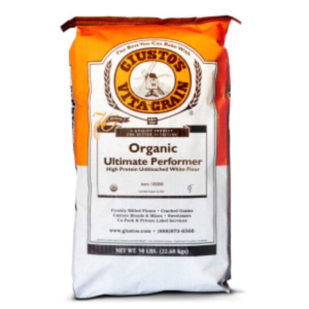 Giusto's EB – Bio Ultimate Performer Ungebleichtes Mehl, 50 lb