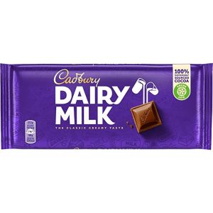 Cadbury Dairy Milchschokoladeriegel (Packung mit 1) – 110g