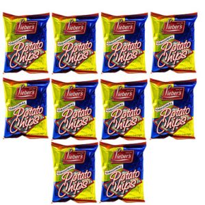 Lieber’s Passover Original Kartoffelchips (Packung mit 10 Stück)