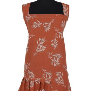 Raine & Humble – Apron geräuchert pinafore Oliven Zimt