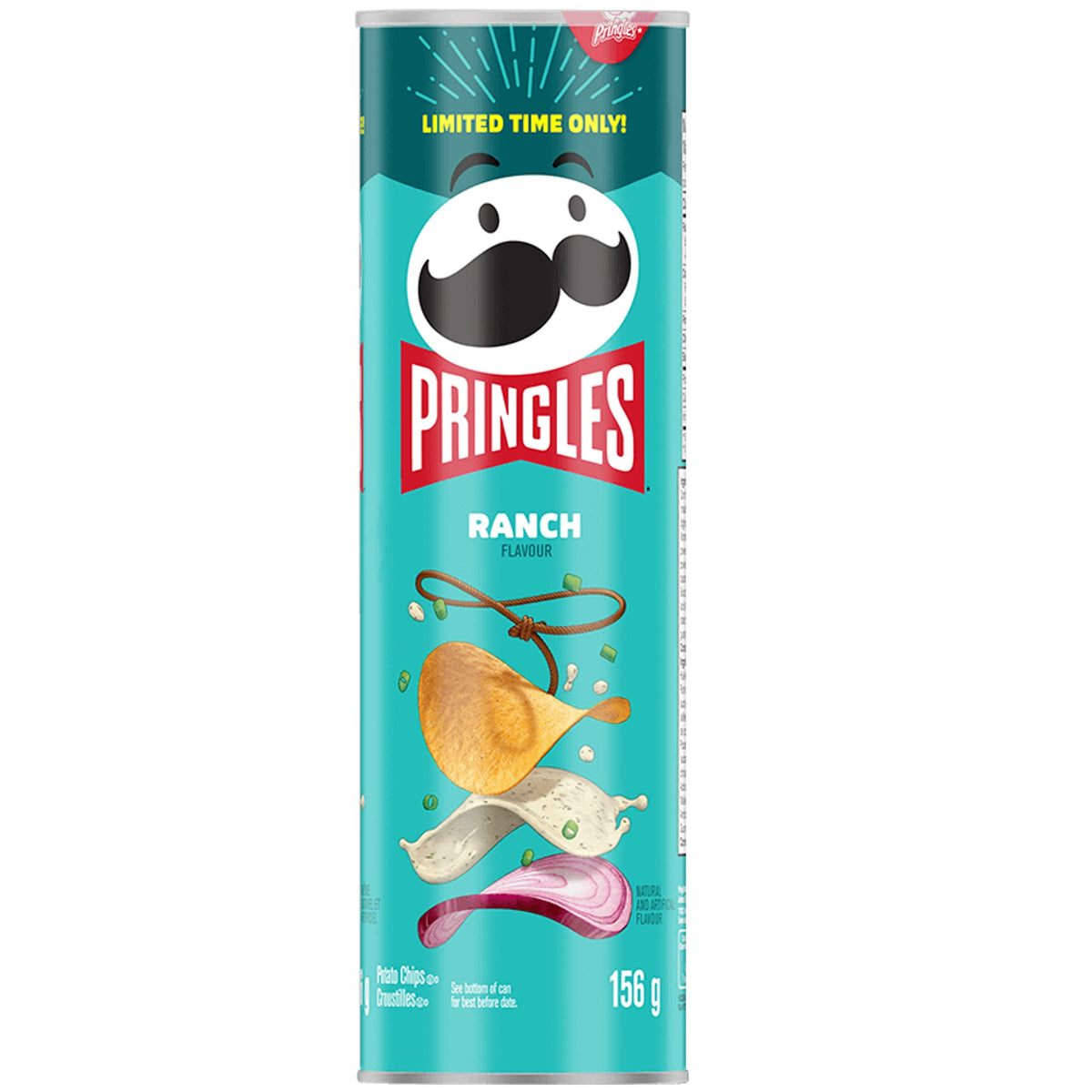 Pringles Ranch Kartoffelchips 156g KANADA (Fall von 12)